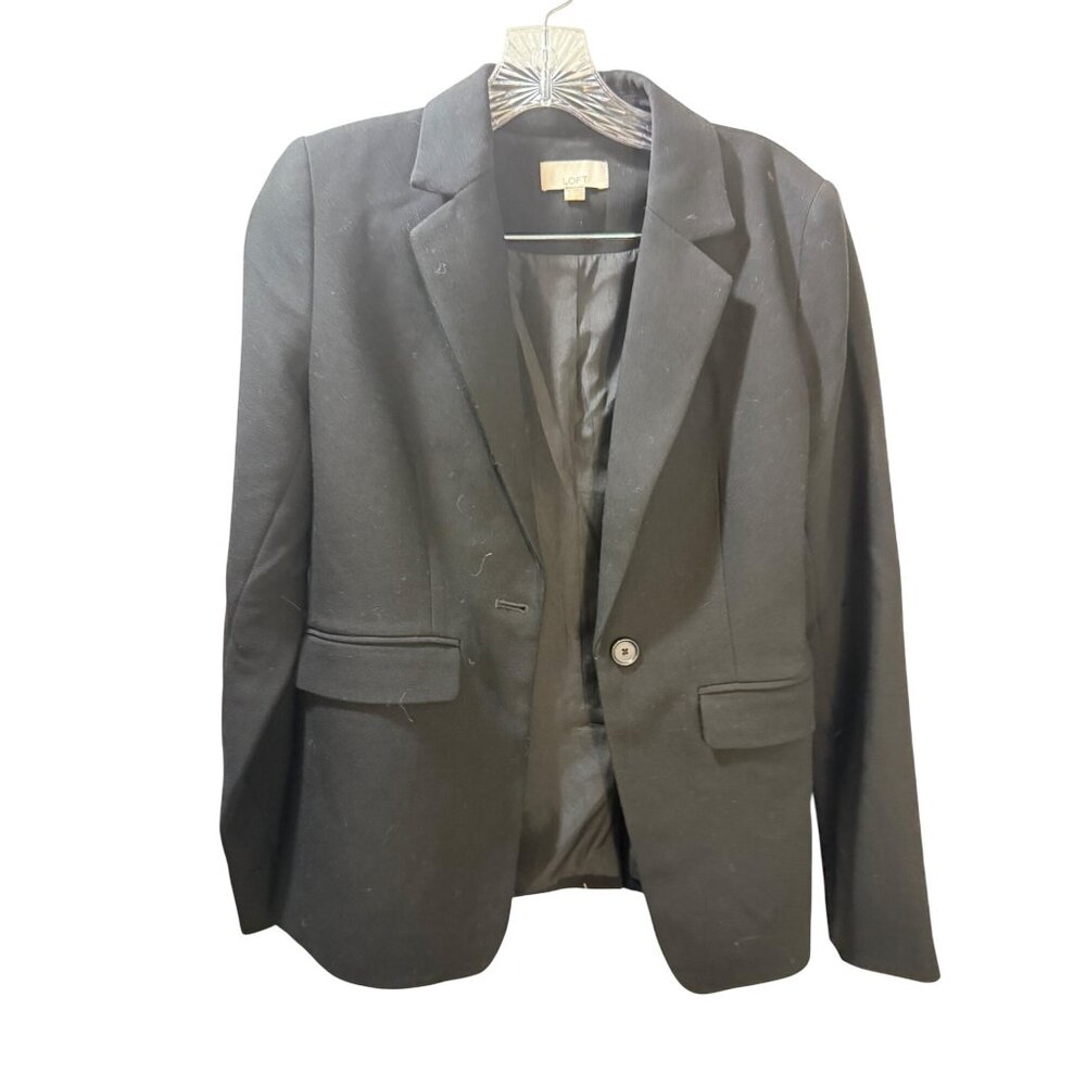 Loft Womens Black Blazer Size 0‎